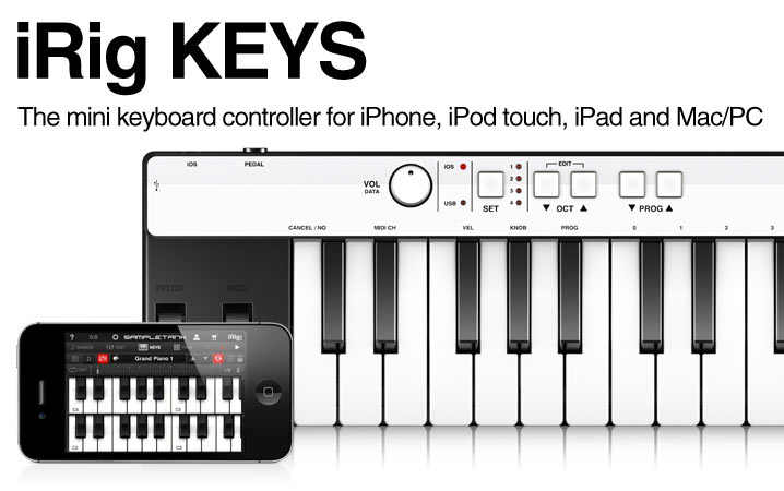 iRig KEYS - Portable MIDI Keyboard