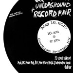 NYC Punk and Underground Record Fair poster