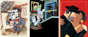 Cover art for the May-June 1981 issue of Print magazine by Art Spiegelman. Copyright Â© 1981 by Art Spiegelman. Used by permission of the artist and The Wylie Agency LLC. Self portrait by Art Spiegelman. Copyright Â© 1989 by Art Spiegelman. Used by permission of the artist and The Wylie Agency LLC. Cover artwork for the February 15, 1993, issue of The New Yorker by Art Spiegelman. Copyright Â© 1993 by Art Spiegelman. Used by permission of the artist and The Wylie Agency LLC.