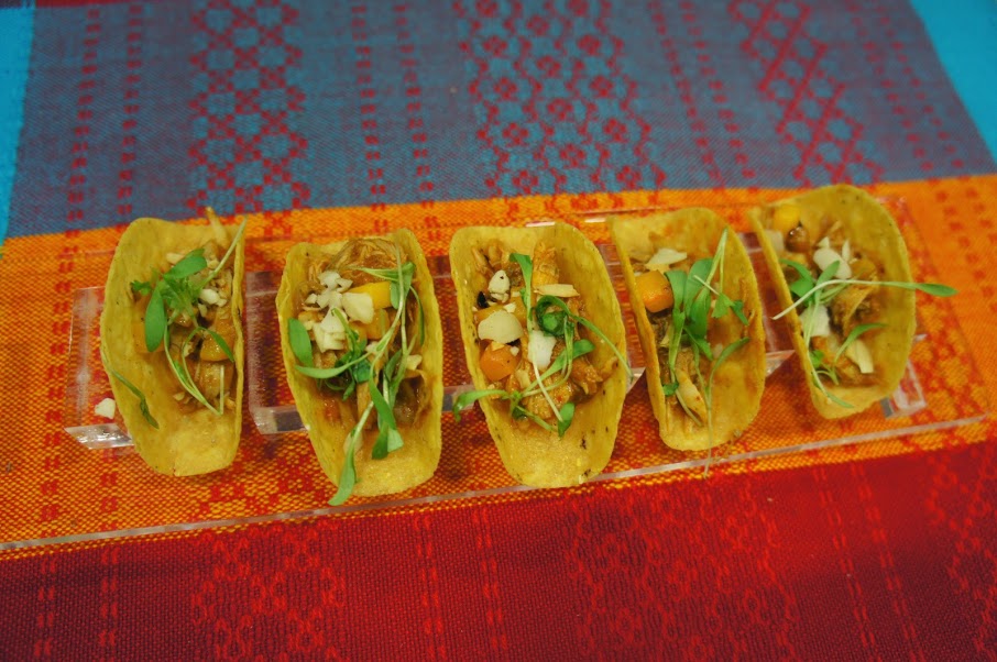 Banana Leaf Steamed Local Rabbit Tacos from Mexico Lindo