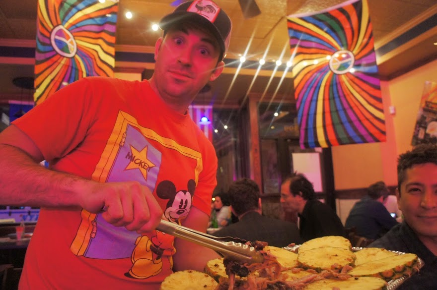 Alex Mitow Serving Lechón